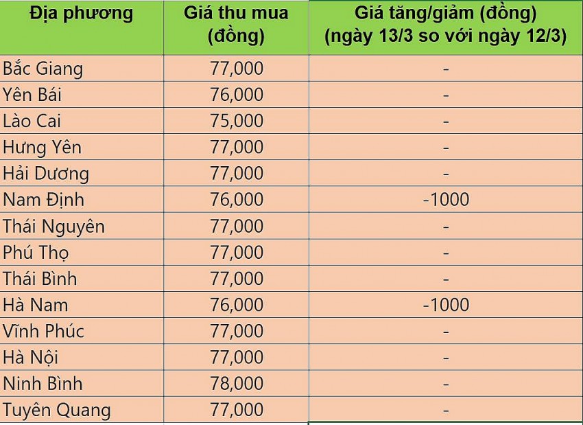 Bảng giá heo hơi tại miền Bắc hôm nay 12/3/2025. Bảng giá heo hơi tại miền Bắc hôm nay 12/3/2025.