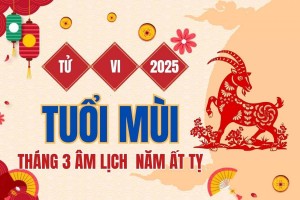 Tử vi tuổi Mùi tháng 3 năm 2025: Khó phát triển như ý muốn do ảnh hưởng của cục diện Tương Hình