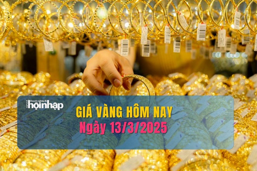 Giá vàng hôm nay 13/3: Vàng nhẫn tròn trơn