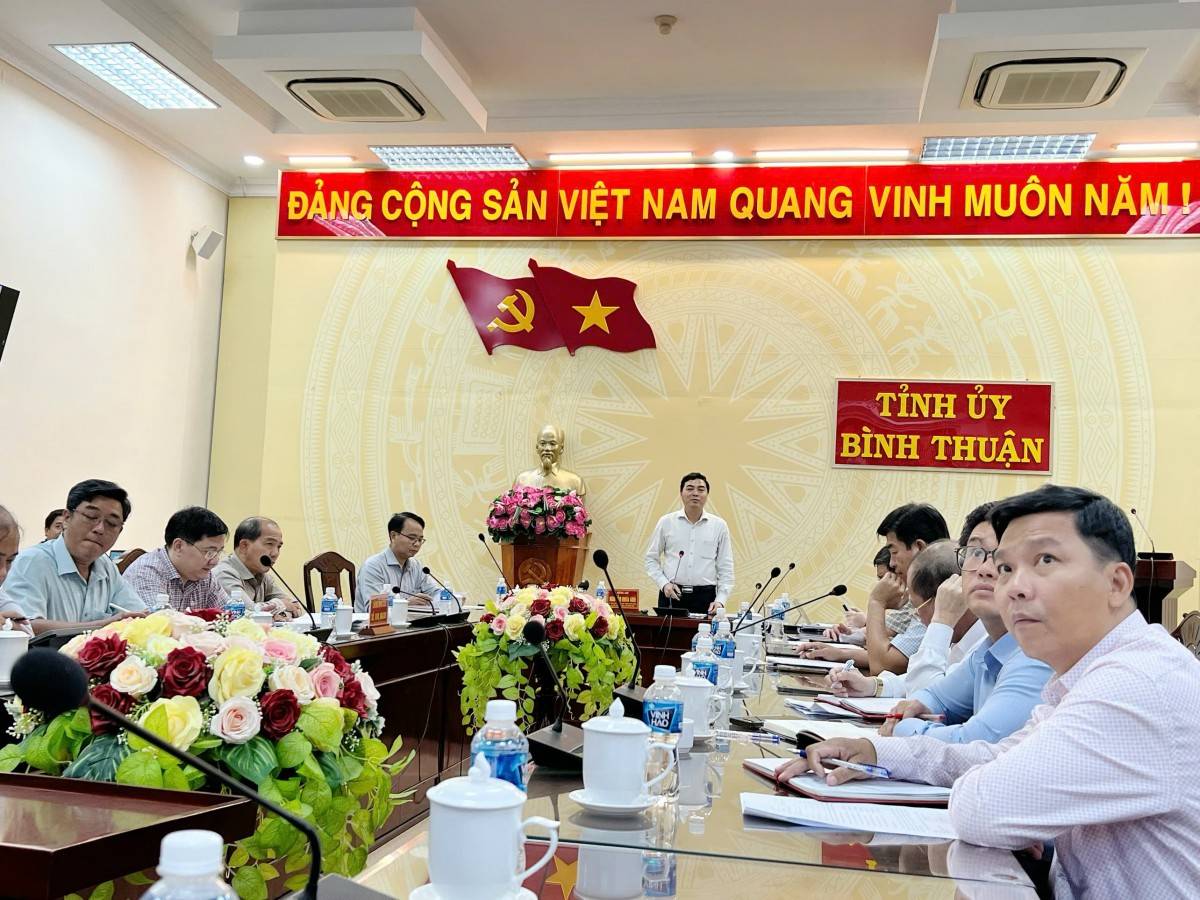 Bình Thuận tích cực, chủ động thực hiện chủ trương của Trung ương, Bộ Chính trị, Quốc hội và Chính phủ về dự án Đường sắt tốc độ cao Bắc - Nam