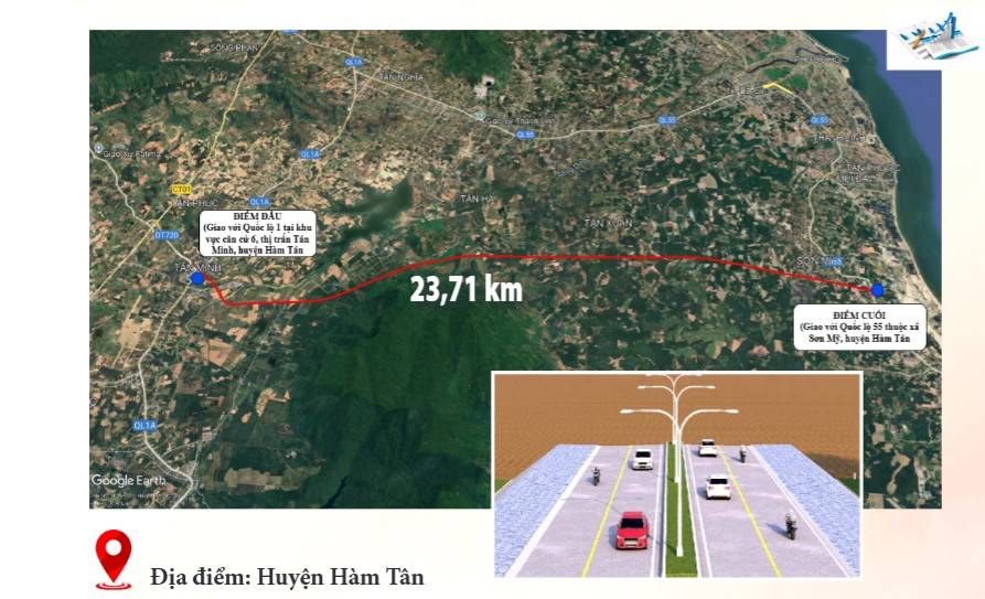 Bình Thuận: Hoàn thành và khởi công 8 công trình trọng điểm