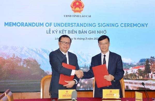 Lào Cai ký kết biên bản ghi nhớ hợp tác với nhiều tập đoàn, doanh nghiệp