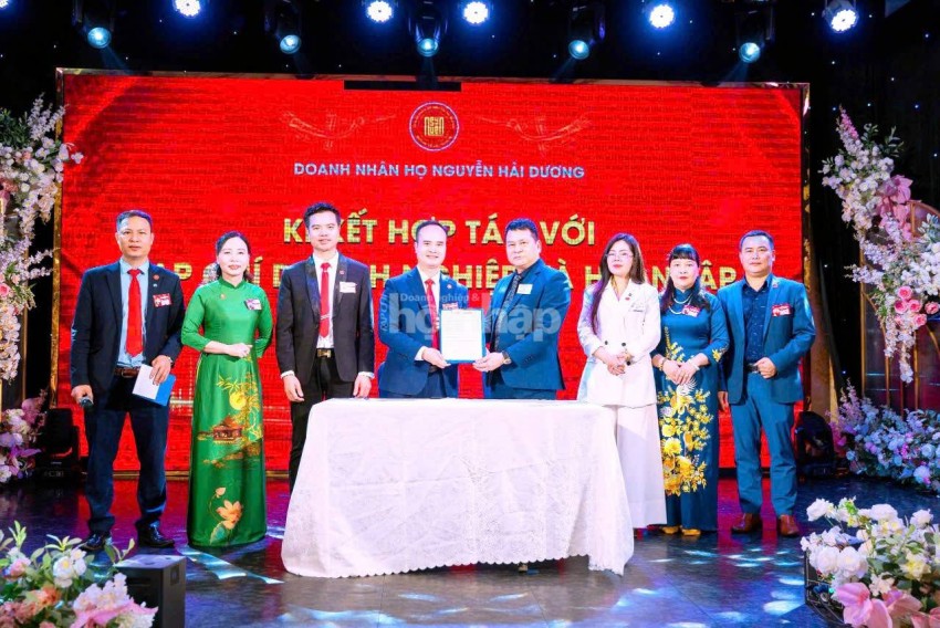 CLB doanh nghiệp Họ Nguyễn Hải Dương ký kết biên bản ghi nhớ