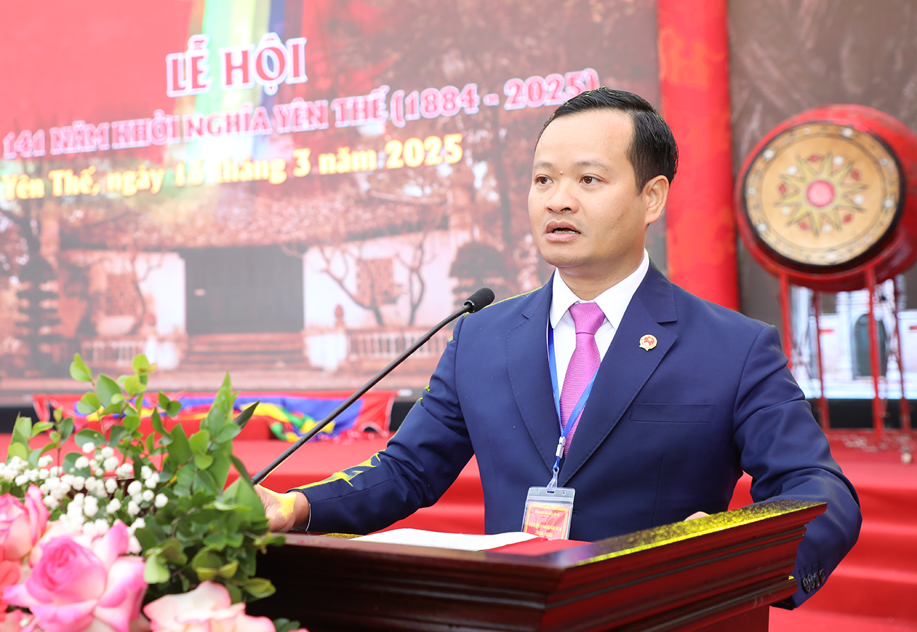 Bắc Giang: Khai mạc Lễ hội kỷ niệm 141 năm Khởi nghĩa Yên Thế