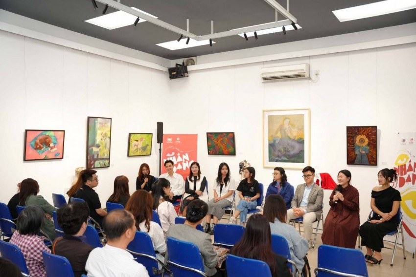  Buổi giao lưu giữa các nghệ sĩ, tác giả trẻ với khán giả giúp kết nối cảm xúc và lan tỏa giá trị nghệ thuật