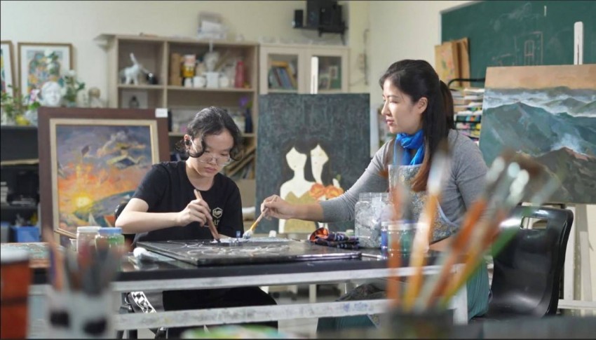  Vinsers ở Trung tâm GATE được tiếp xúc với đa dạng chất liệu