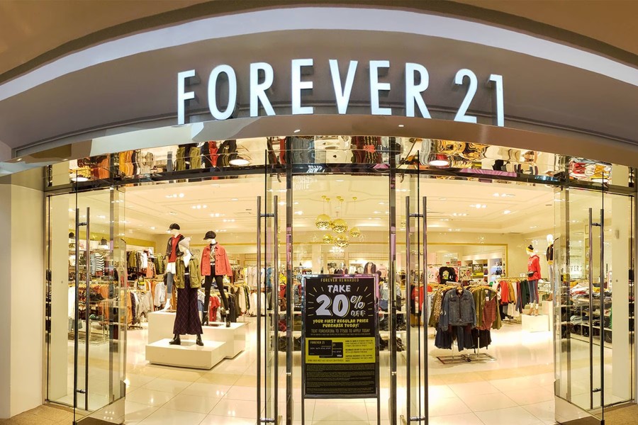 Lý do gì khiến thương hiệu thời trang Forever 21 nộp đơn xin phá sản ?