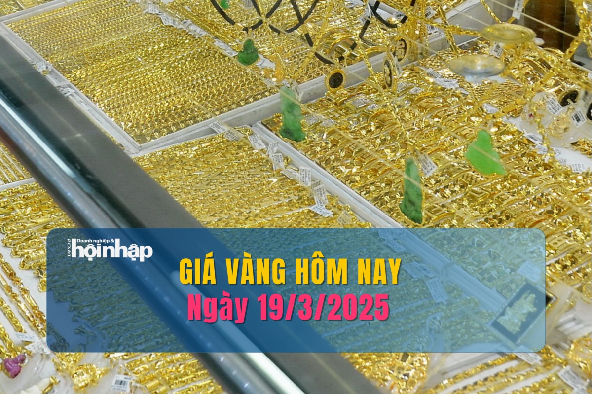 Giá vàng hôm nay 19/3: Vàng nhẫn "tăng vọt" tiến sát mốc 100 triệu đồng/lượng