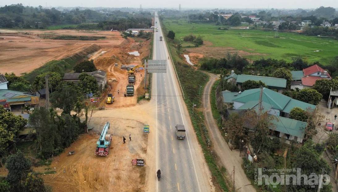 Thi công dự án nối cao tốc Nội Bài - Lào Cai với cao tốc Tuyên Quang - Phú Thọ