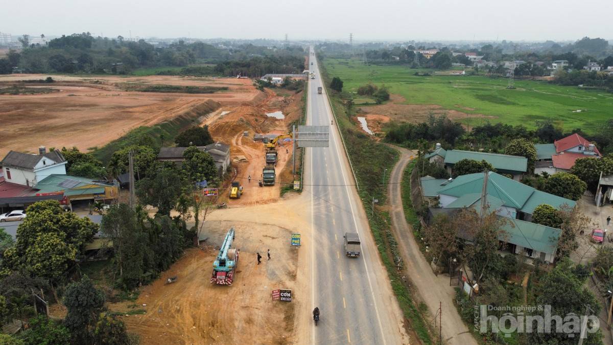 Thi công dự án nối cao tốc Nội Bài - Lào Cai với cao tốc Tuyên Quang - Phú Thọ