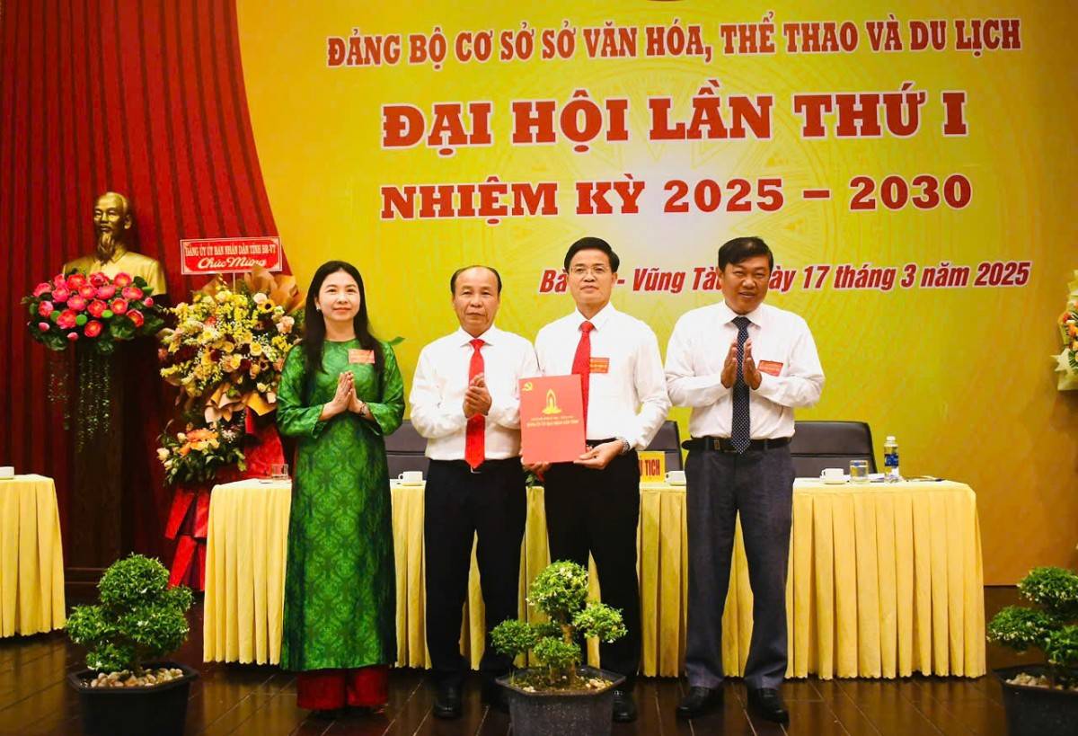 Sở Văn hóa Thể thao và Du lịch tỉnh Bà Rịa - Vũng Tàu: Tổ chức Đại hội lần thứ nhất nhiệm kỳ 2025 - 2030