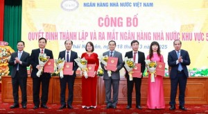 Ngân hàng Nhà Nước Việt Nam Khu vực 5 đặt trụ sở tại tỉnh Thái Nguyên