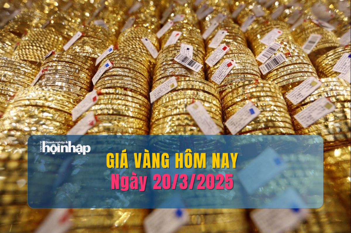 Giá vàng hôm nay 20/3: Vàng nhẫn tăng mạnh vượt ngưỡng 100 triệu đồng/lượng