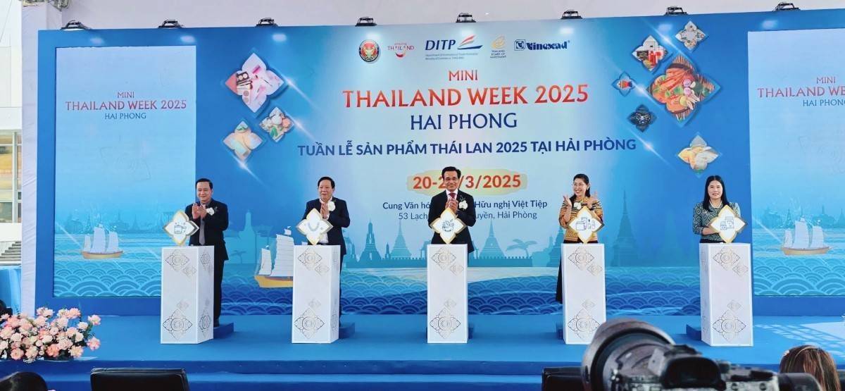 Hải Phòng: Khai mạc Tuần lễ sản phẩm Thái Lan 2025