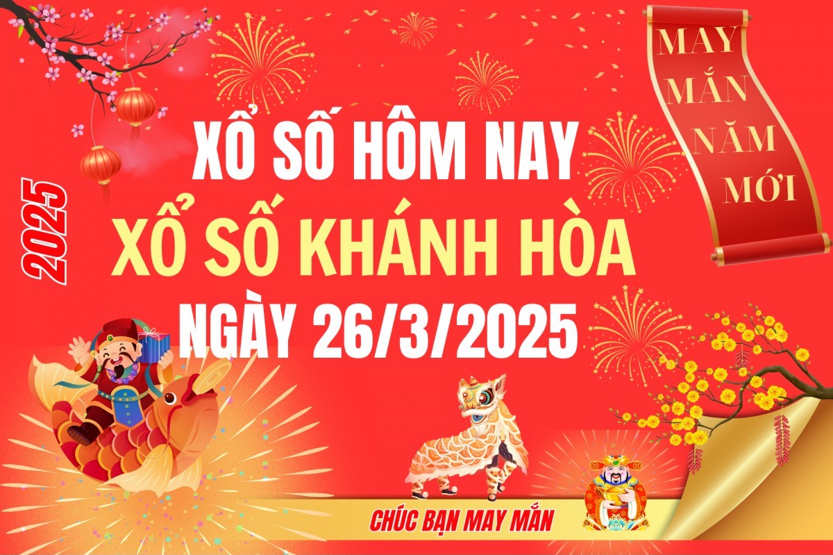 XSKH 30/3, Kết quả xổ số Khánh Hòa hôm nay 30/3/2025, Trực tiếp XSKH ngày 30 tháng 3