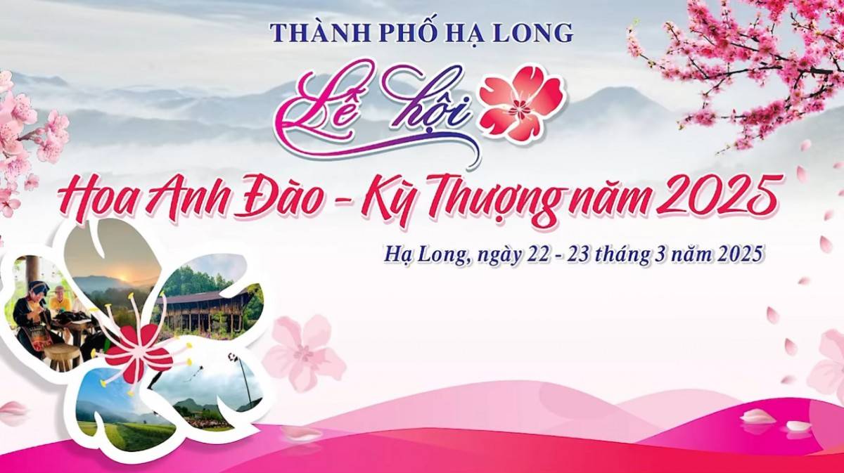 Lễ hội hoa anh đào - Kỳ Thượng 2025 sẽ diễn ra từ ngày 22-23/3