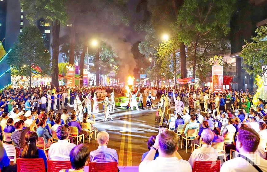 Không gian Lễ hội Thanh niên TP Hồ Chí Minh lần thứ 4 năm 2024.
