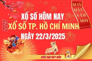 XSHCM 22/3, Kết quả xổ số Hồ Chí Minh hôm nay 22/3/2025, Trực tiếp XSHCM ngày 22 tháng 3