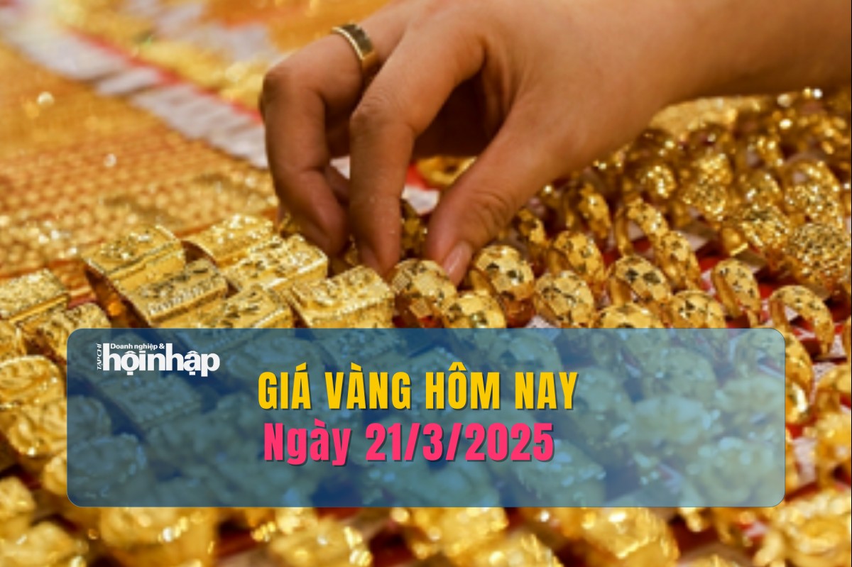 Giá vàng hôm nay 21/3: Vàng nhẫn tăng "nóng" trên mốc 100 triệu đồng/lượng