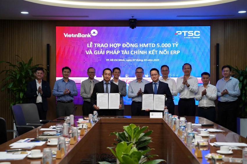 PTSC và VietinBank ký kết hợp đồng tín dụng và triển khai giải pháp tài chính kết nối ERP
