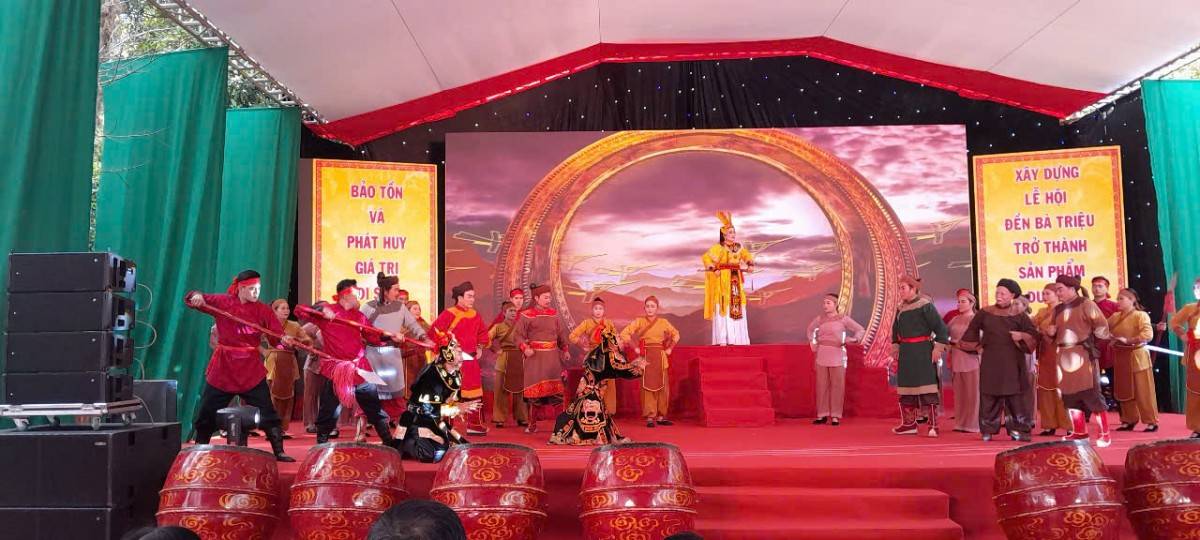 Thanh Hóa: Khai mạc lễ hội Đền Bà Triệu - tôn vinh gương nữ hào kiệt nước Nam