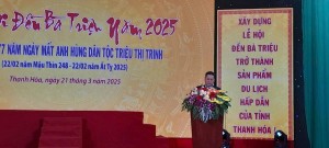 Thanh Hóa: Khai mạc lễ hội Đền Bà Triệu - tôn vinh gương nữ hào kiệt nước Nam