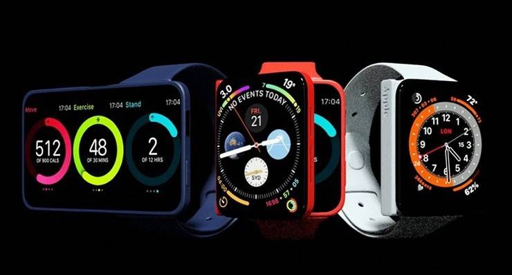 Một ý tưởng Apple Watch màn hình gập Một ý tưởng Apple Watch màn hình gập