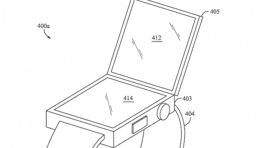 Chi tiết từ đơn xin cấp bằng sáng chế cho thấy màn hình Apple Watch có bản lề -- Tín dụng hình ảnh: Apple Chi tiết từ đơn xin cấp bằng sáng chế cho thấy màn hình Apple Watch có bản lề -- Tín dụng hình ảnh: Apple