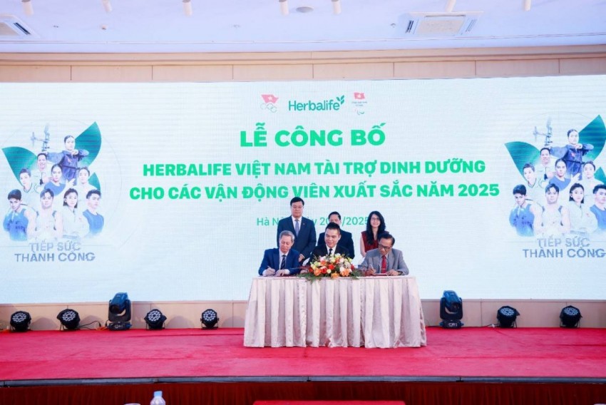 Herbalife Việt Nam tài trợ cho các vận động viên xuất sắc