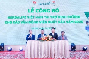 Herbalife Việt Nam tài trợ cho các vận động viên xuất sắc