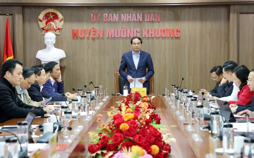 Bí thư Tỉnh ủy Lào Cai: Mường Khương phấn đấu xóa nhà tạm trước 30/6 Bí thư Tỉnh ủy Lào Cai: Mường Khương phấn đấu xóa nhà tạm trước 30/6