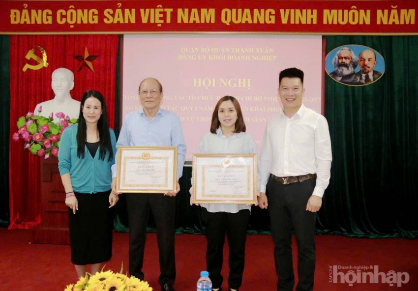 Đảng bộ Khối Doanh nghiệp Thanh Xuân tổng kết công tác tổ chức Đại hội các chi bộ trực thuộc