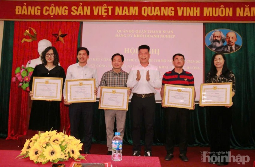 Đảng bộ Khối Doanh nghiệp Thanh Xuân tổng kết công tác tổ chức Đại hội các chi bộ trực thuộc