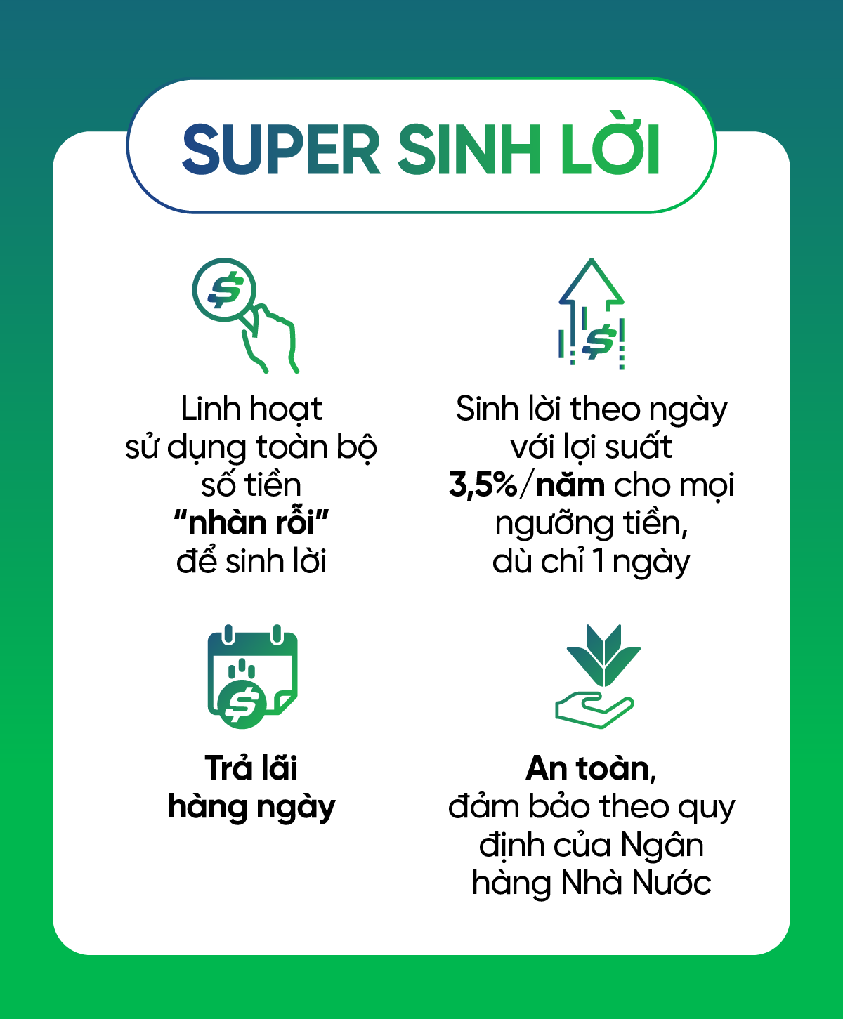 Nhận lãi gấp hàng chục lần nhờ công cụ ‘Super Sinh Lời’ trên VPBank NEO
