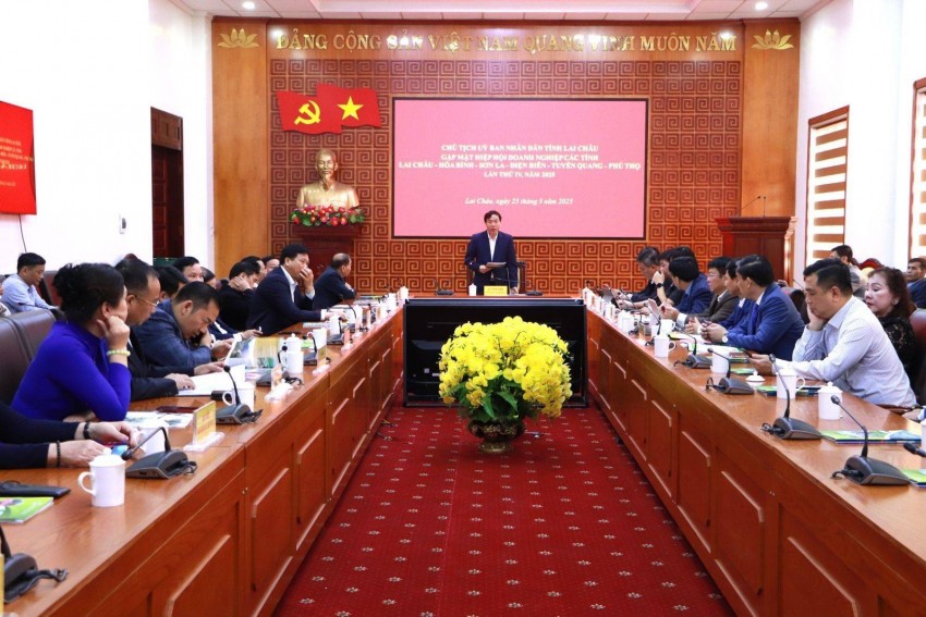 Lai Châu tổ chức gặp mặt Hiệp hội Doanh nghiệp 6 tỉnh Tây Bắc