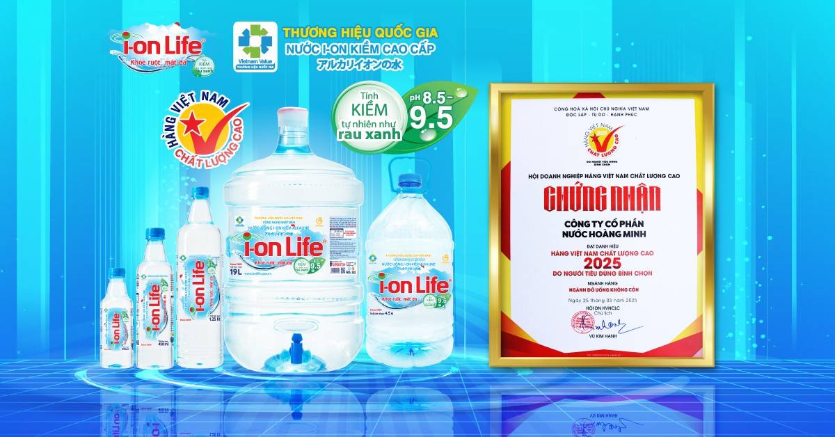 i-on Life 4 năm liên tiếp được bình chọn Hàng Việt Nam chất lượng cao