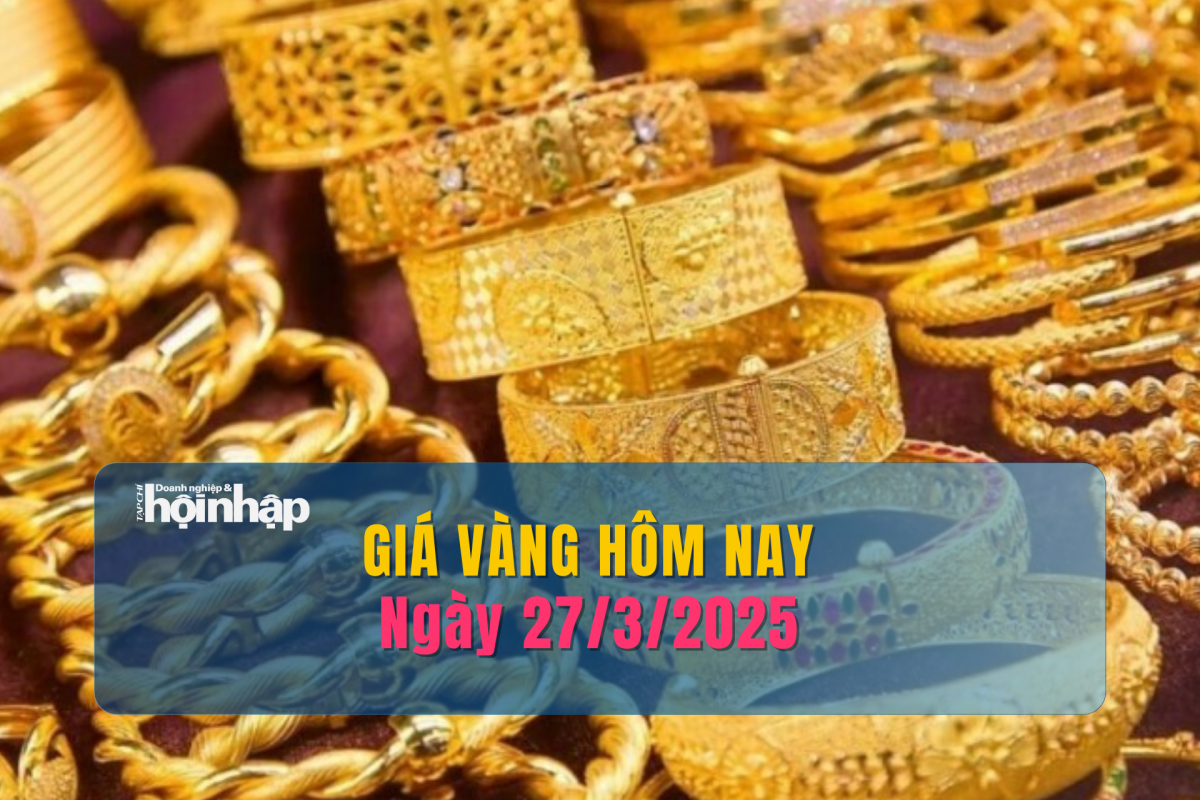 Giá vàng hôm nay 27/3: Vàng nhẫn tăng mạnh tiến sát ngưỡng 99 triệu đồng/lượng