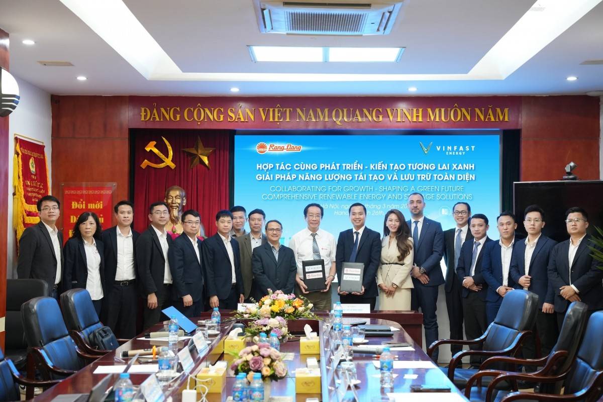 VinFast Energy, Rạng Đông hợp tác phát triển năng lượng tái tạo
