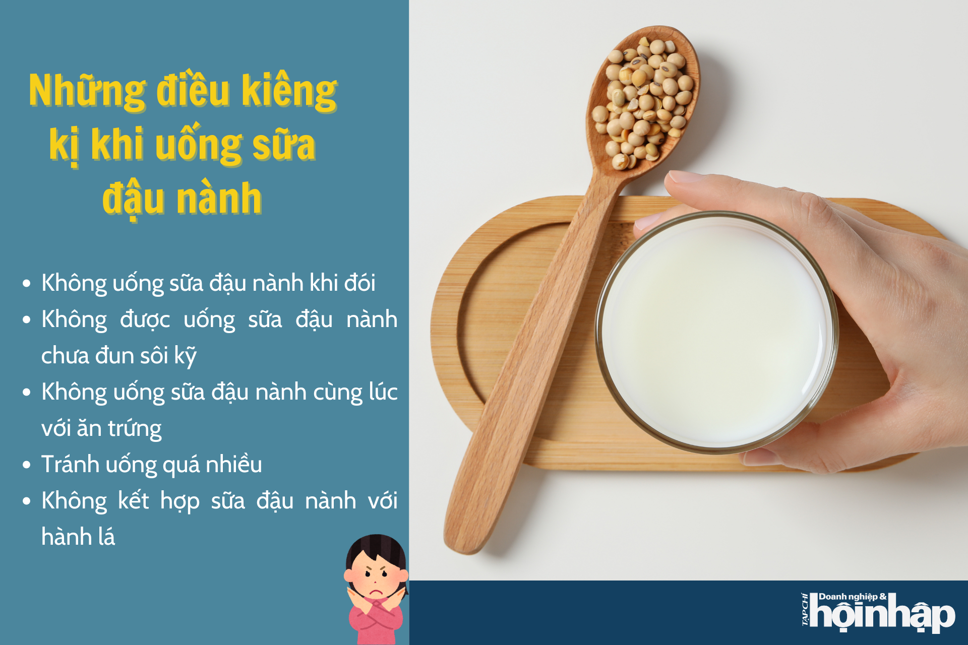 Những ai không nên uống sữa đậu nành?