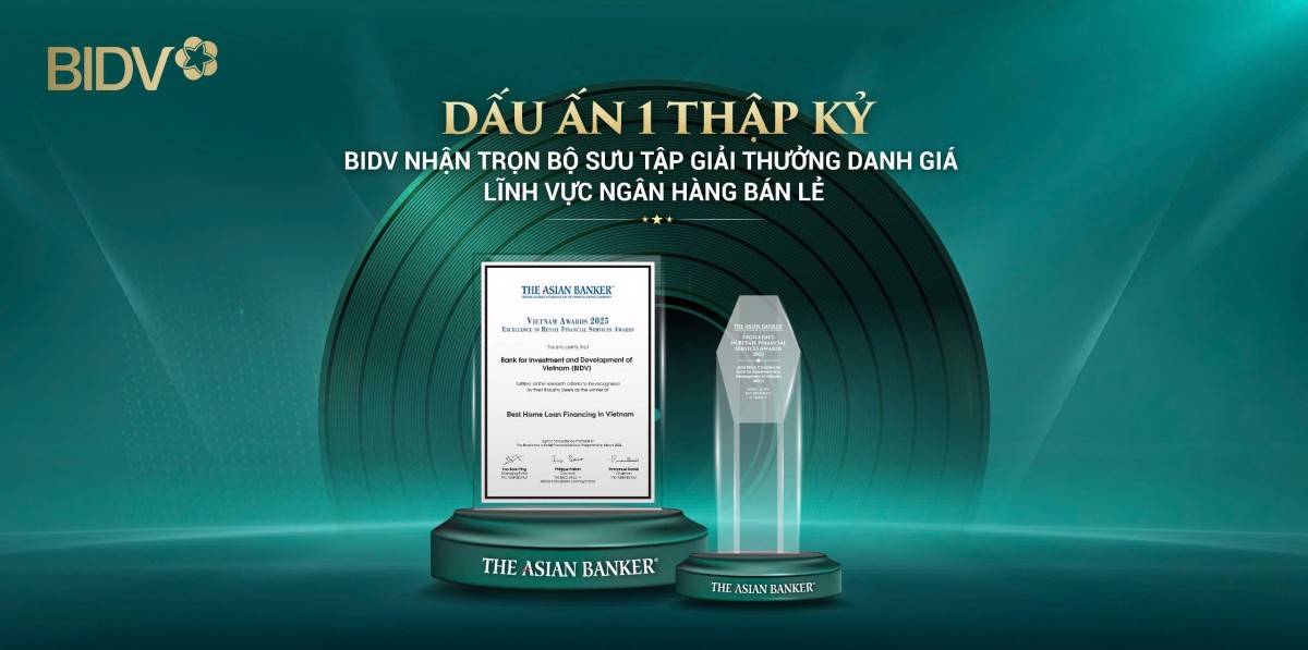 Khẳng định vị thế dẫn đầu, BIDV nhận trọn bộ giải thưởng danh giá từ The Asian Banker Khẳng định vị thế dẫn đầu, BIDV nhận trọn bộ giải thưởng danh giá từ The Asian Banker