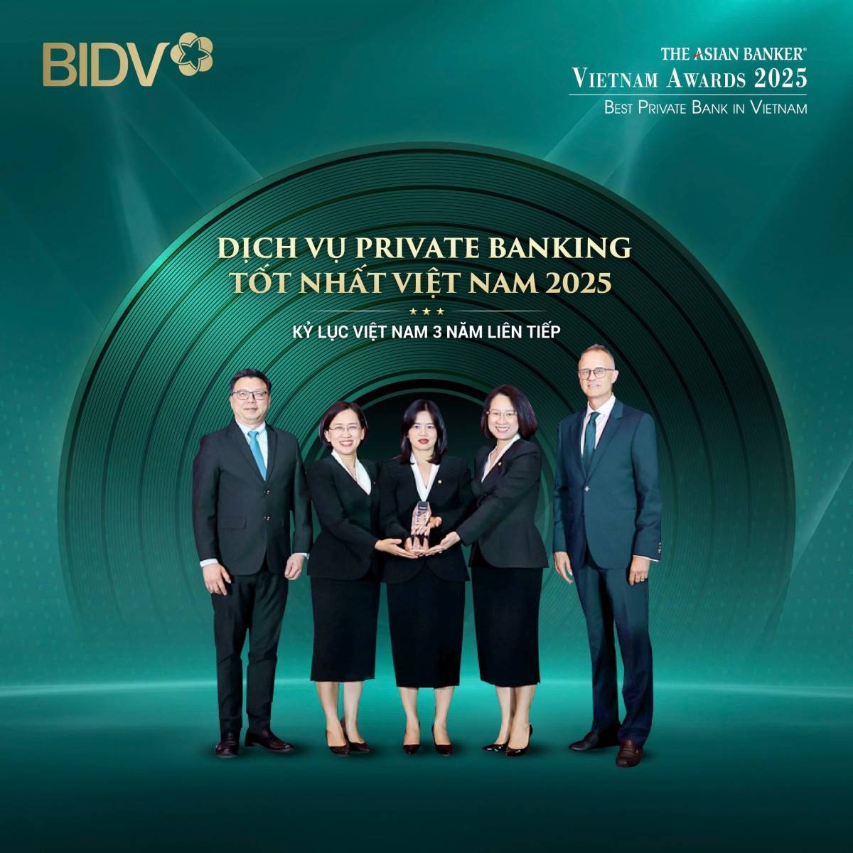 Khẳng định vị thế dẫn đầu, BIDV nhận trọn bộ giải thưởng danh giá từ The Asian Banker Khẳng định vị thế dẫn đầu, BIDV nhận trọn bộ giải thưởng danh giá từ The Asian Banker