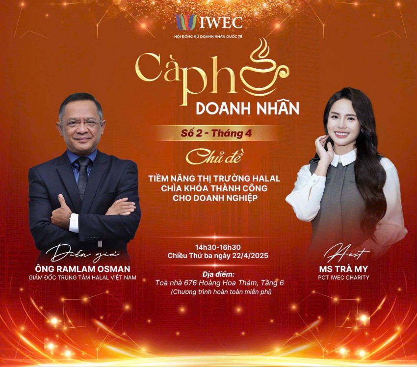 Cà phê Doanh nhân IWEC – Nơi kết nối & kiến tạo giá trị