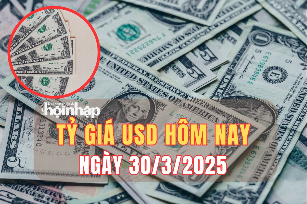 Tỷ giá USD hôm nay 30/3/2025: Đồng USD giảm nhẹ phiên giao dịch cuối tuần