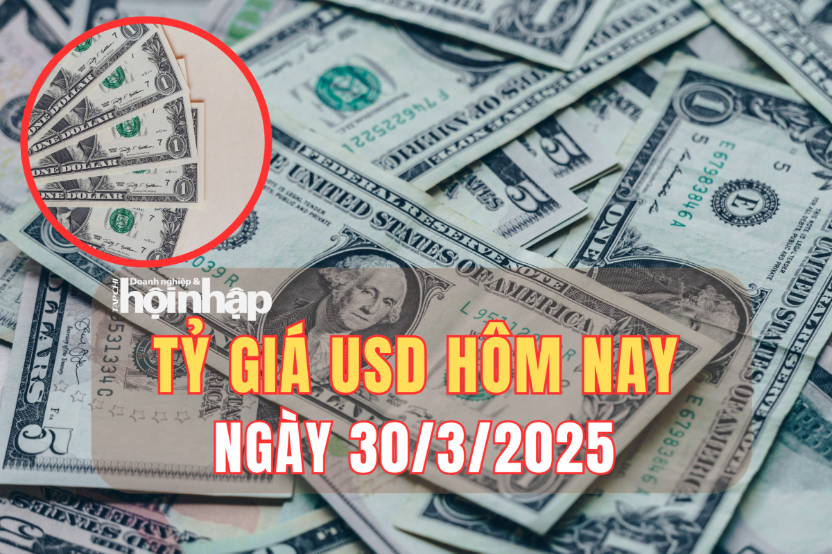 Tỷ giá USD hôm nay 30/3/2025: Thế giới trượt dốc, trong nước tăng nhẹ