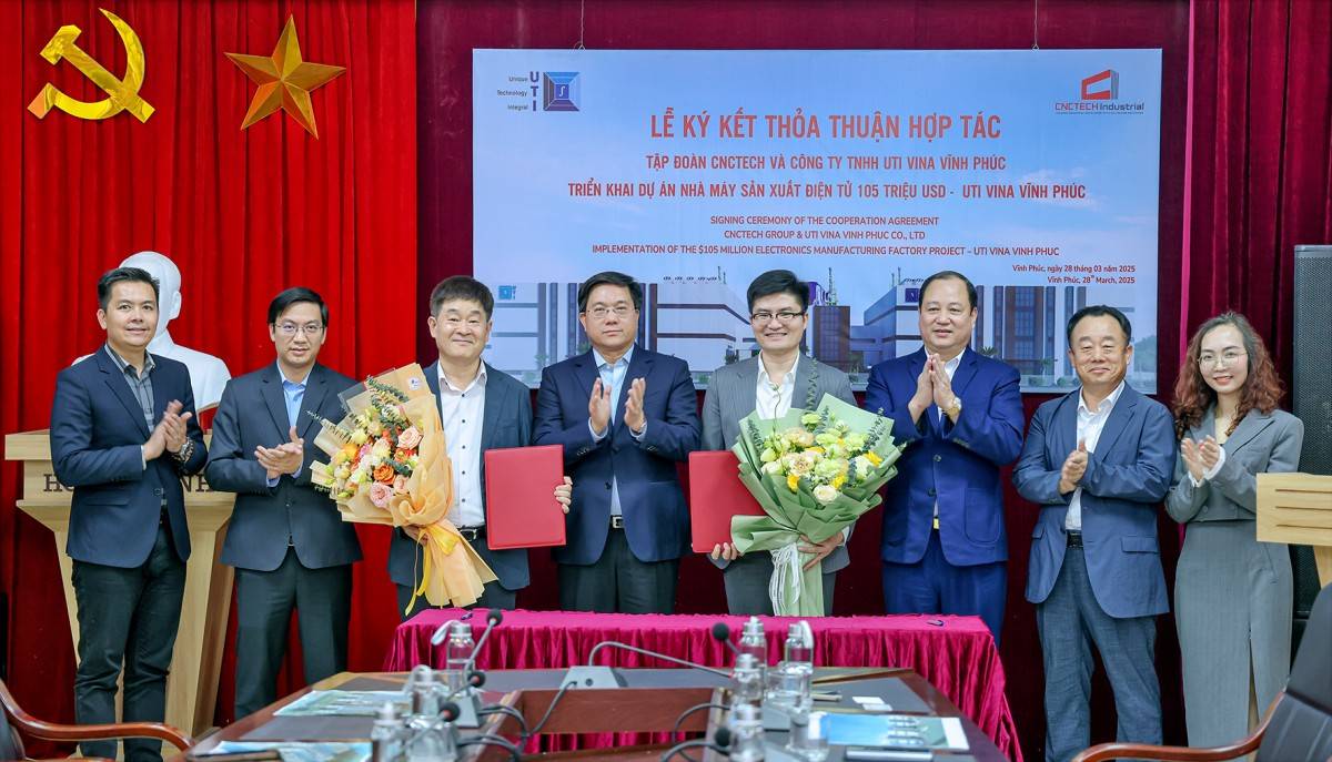 Vĩnh Phúc: Dự án điện tử 105 triệu USD tạo đột phá cho ngành công nghiệp