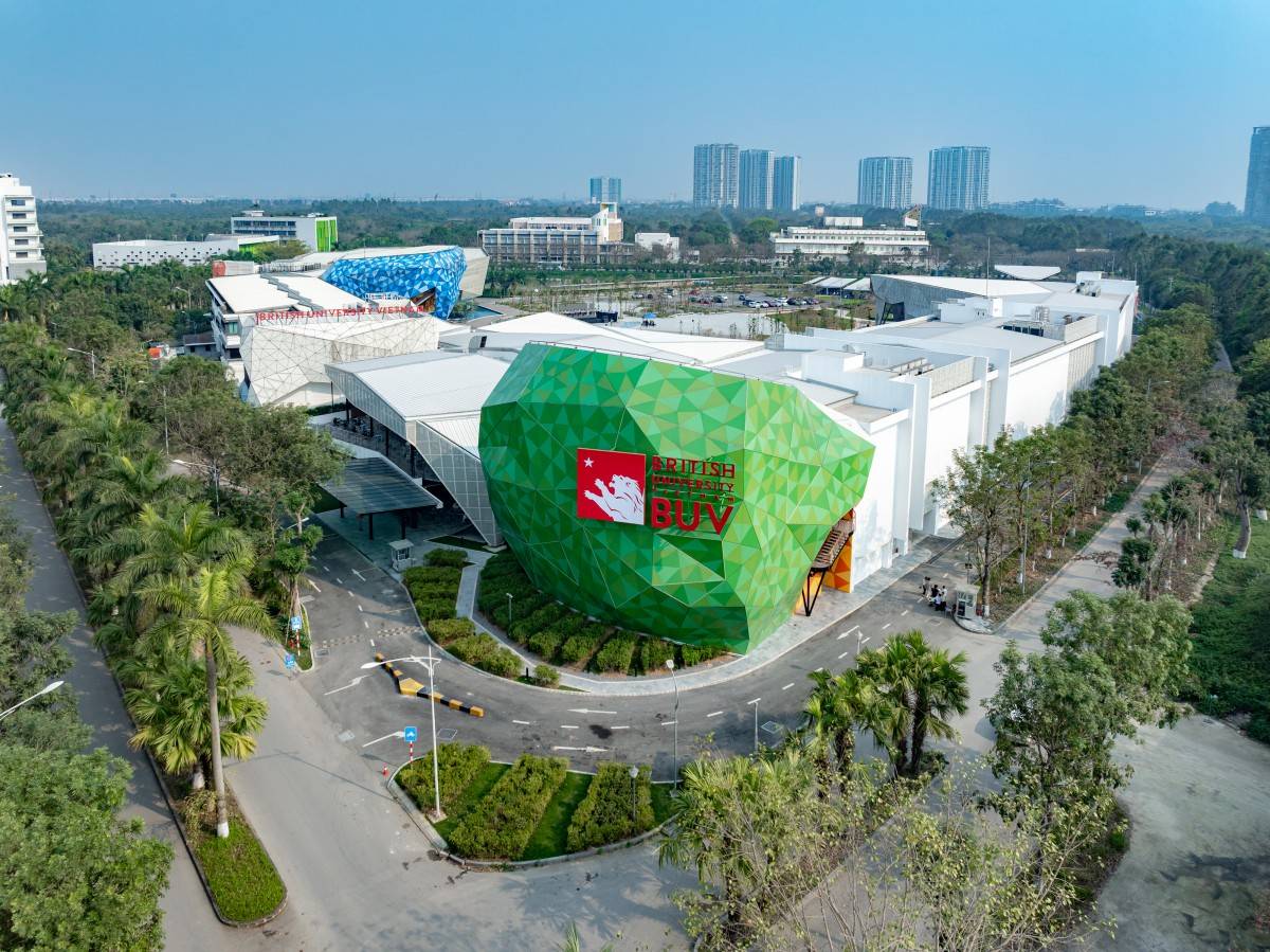 học xá của BUV có thể đáp ứng nhu cầu của 5.500 sinh viên Việt Nam và trên thế giới.