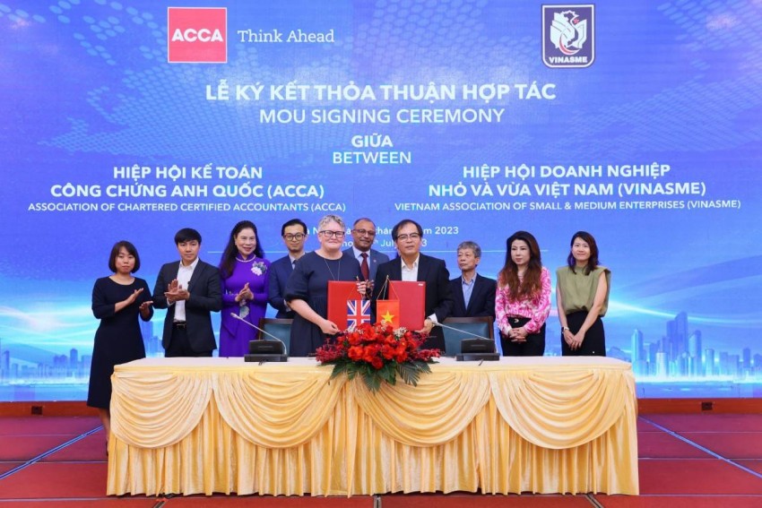 VINASME ký thỏa thuận hợp tác với ACCA và ra mắt chương trình ACCA FastTrack dành cho SMEs