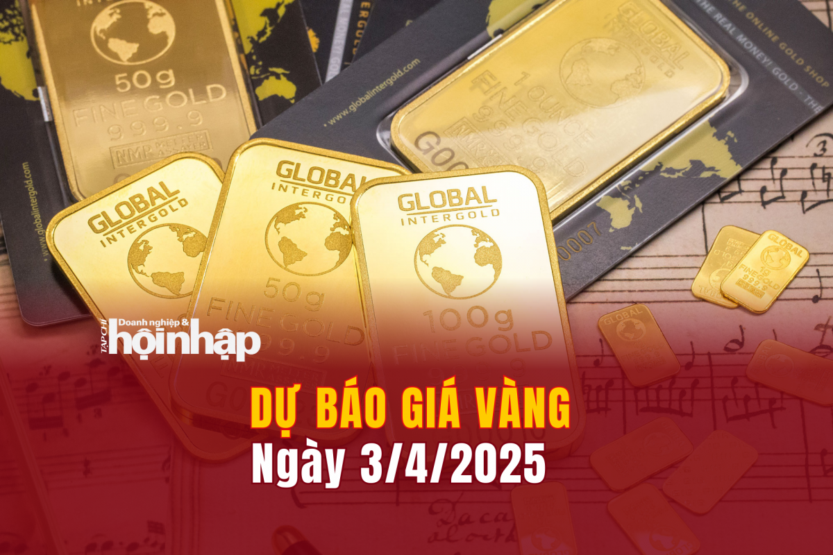 Dự báo giá vàng 3/4/2025