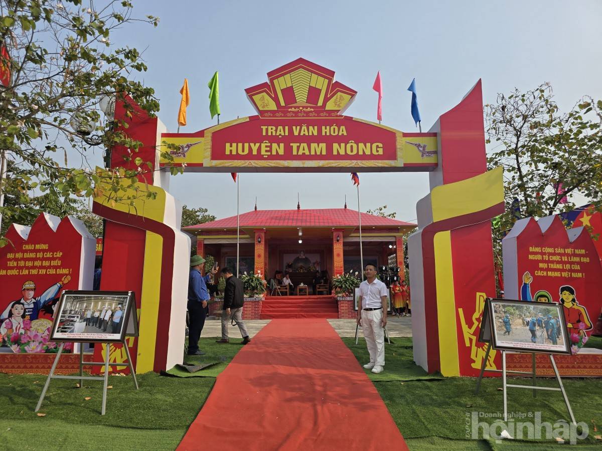 Hội trại văn hóa Đền Hùng: Nơi hội tụ tinh hoa văn hóa Đất Tổ