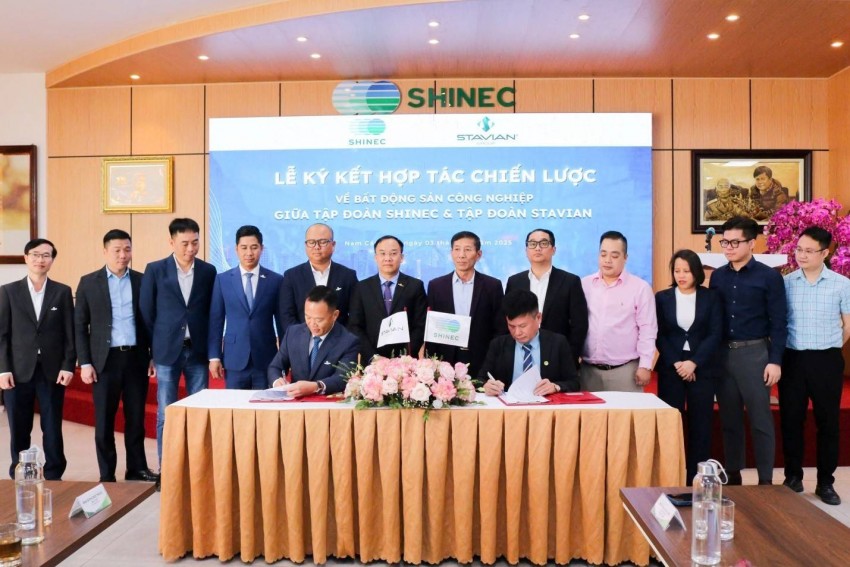 Tập đoàn Stavian và Tập đoàn Shinec ký kết thỏa thuận hợp tác chiến lược về bất động sản công nghiệp